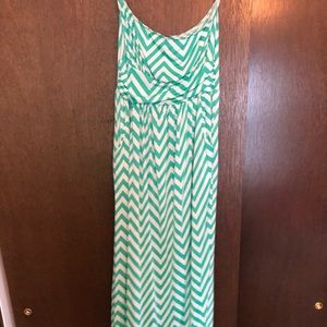 Strapless maxi dress